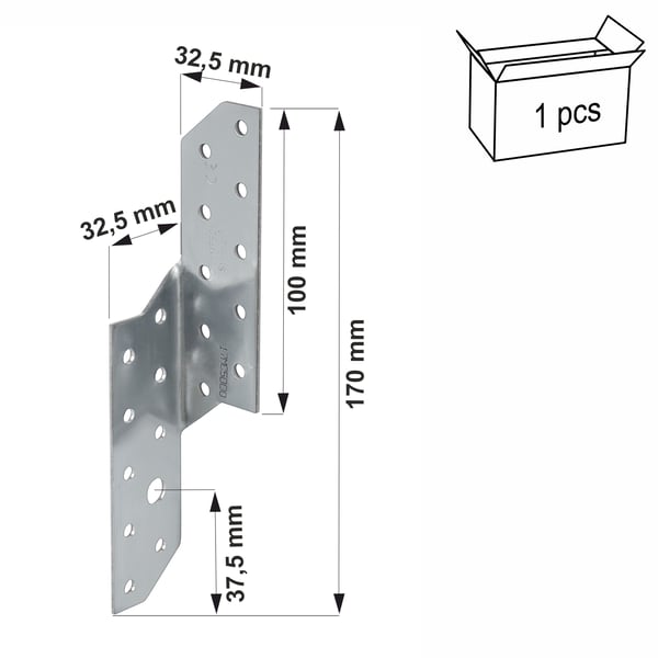Rafter-uratauki SPF170L 170 mm vasen