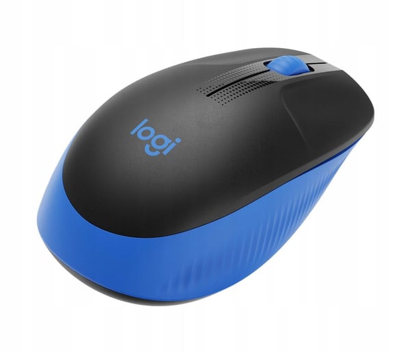 Logitech M190 trådlös optisk mus blå