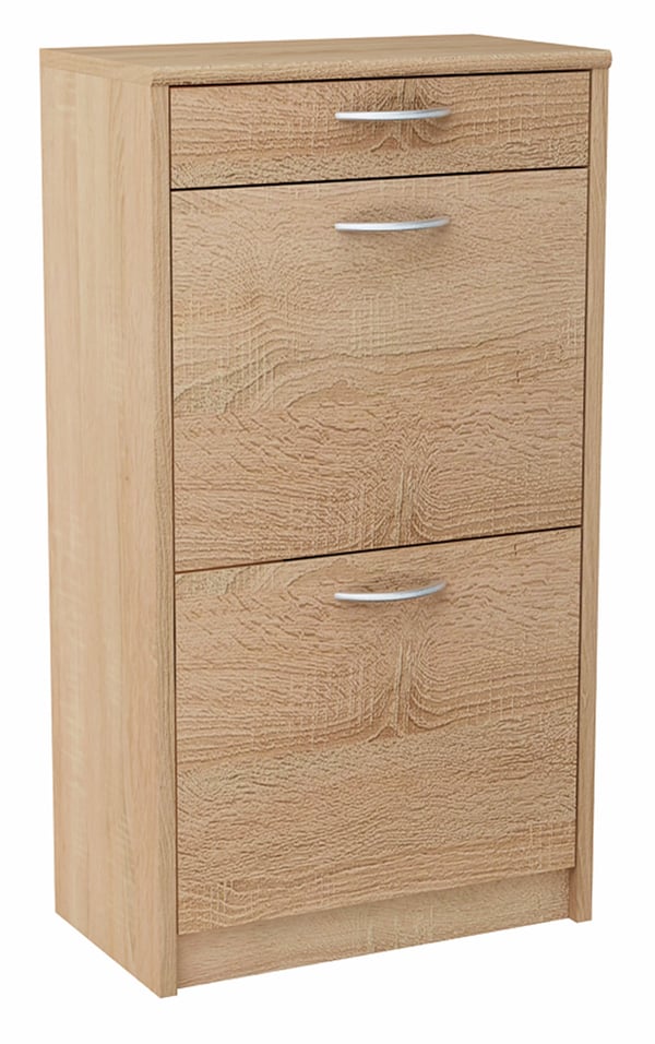 Kenkäkaappi 2D1S Sonoma OAK laatikolla