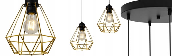 MODERNE ELEGANT HÆNGELAMPE I METAL MED LAMPESKÆRM