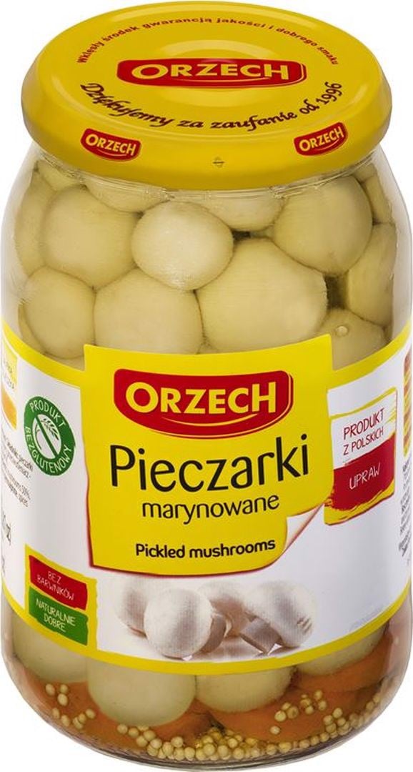 Marinoituja saksanpähkinäsieniä 760g