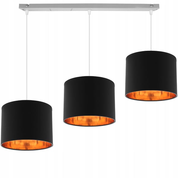 LOFTSLAMPE MED GYLDET LED-SKÆRM