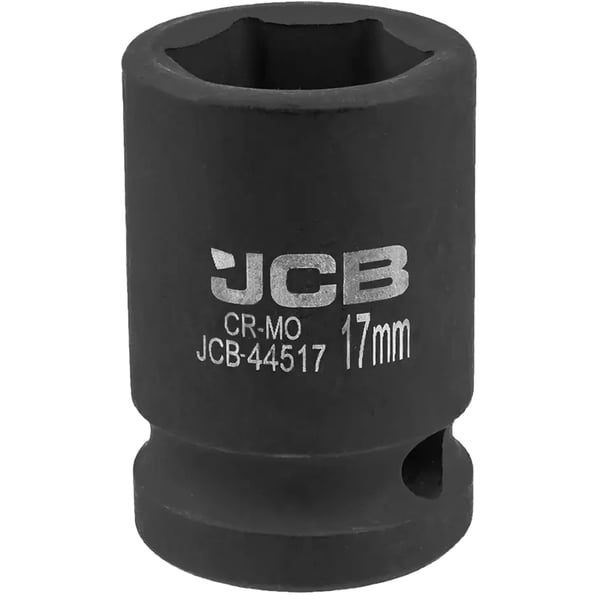 JCB Slagtopnøgle 1/2" 17 mm 6-punkts Cr-Mo topnøgle