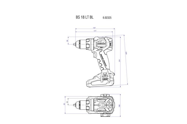 KOMBINASÆT 18V BS 18 L BL + SSW 18 L 300 BL 2*5,2AH - ME 685203000