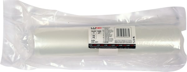 Riflet folie til vakuumpakning i en rulle 28x600cm. - W-67884
