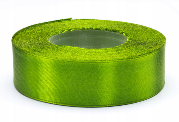 Vihreä satiinikoristenauha 6 mm