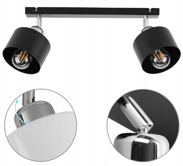 HÆNGENDE LOFTSLAMPE LYKRONE METALPLAFON