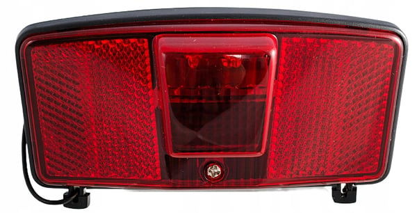 2K LED cykellygte til bagagerummet + dynamoreflektor
