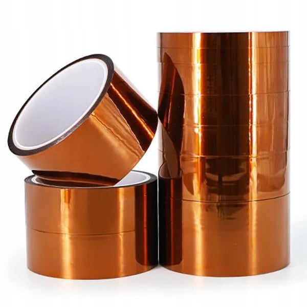 Kapton tejp högtemperaturbeständig 12 mm x 30 m 2-pack