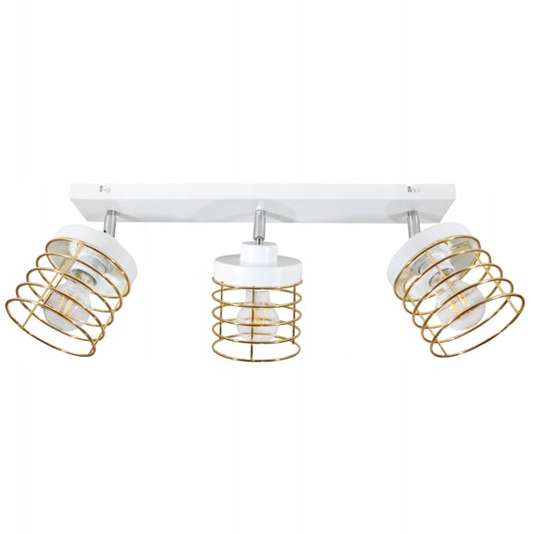 Lofthængende lampe med gylden LED-loftlampe