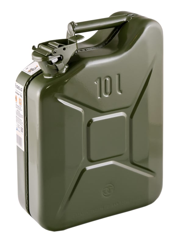 TERÄSKANISTERI VIHREÄ RAL 6003 10L - GE M 10L