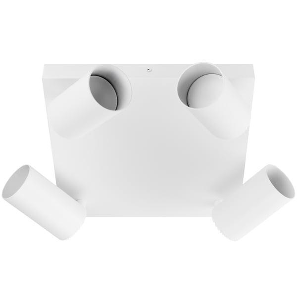 Taklampa plafond SPOT TUBA reflektor armatyr halogen 4x GU10 TABULA LUMILED