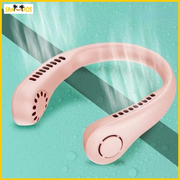 Bærbar nakkekøler Mini sportsventilator Pink Gave