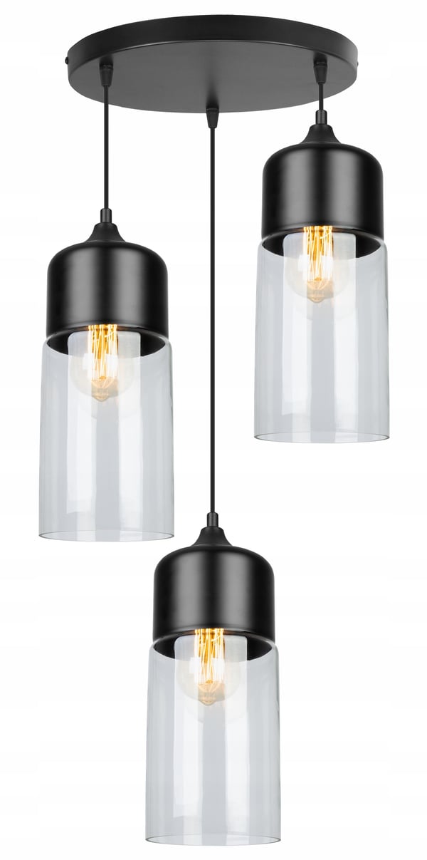 HÆNGENDE LOFTSLAMPE, GLASPLAFON, LED-LAMPE