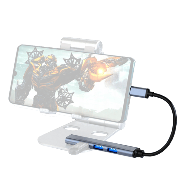Hubadapter USB-C 4x USB 3.0 portreplikator OTG-splitter
