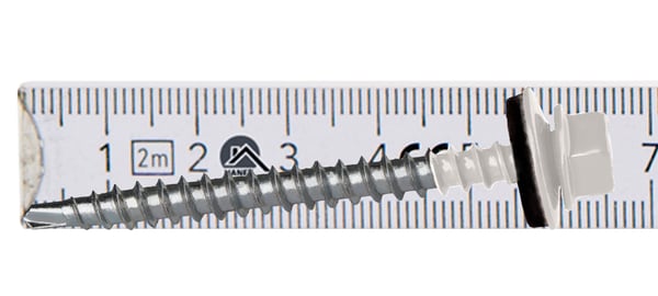 Landmandsskruer GTF2 Z14 4,8x60mm RAL 9010