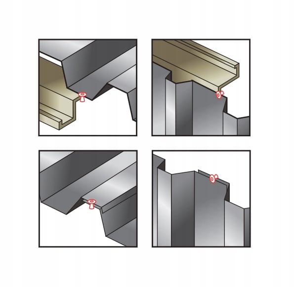 Alumiiniset avoimet niitit 4x12mm RAL 9005