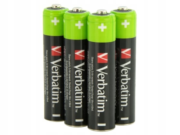 Verbatim 950mAh AAA-paristot 4 kpl läpipainopakkauksessa