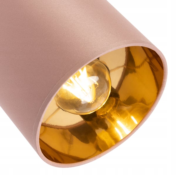 Lofthængende lampe med gylden LED-loftlampe