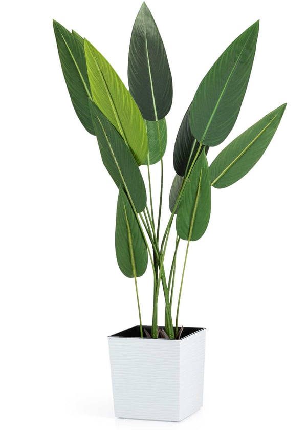Flore Riflo -ruukku, valkoinen, korkeus 25 x 25 cm