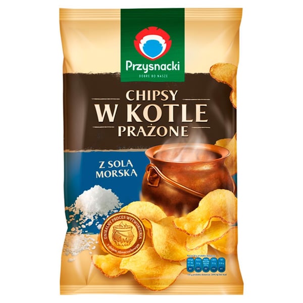 Przysnacki Merisuolalla paahdetut perunalastut 125 g Przysnacki Merisuolalla paahdetut perunalastut 125 g