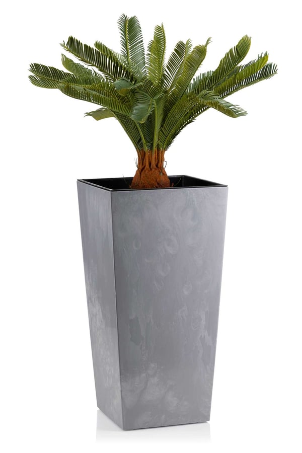 Porto grå betongblomkruka h68x35x35 cm