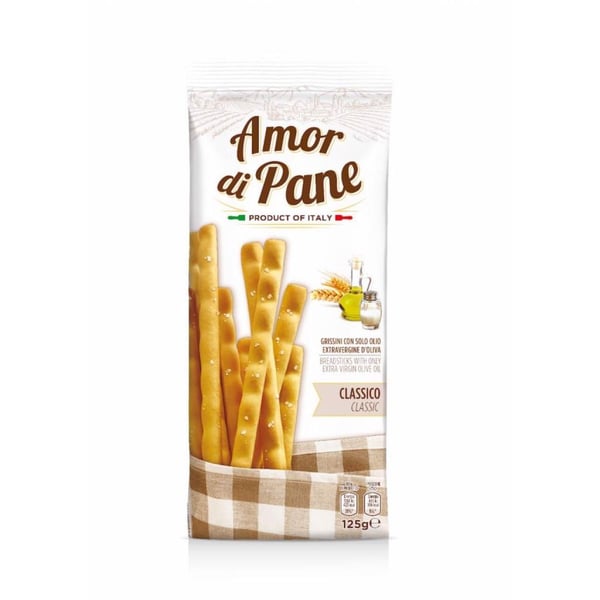 Helcom Grissini klassiset amor-tikut 125g
