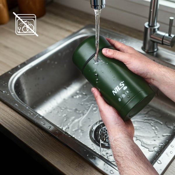 Ruoka-thermos 1000ml vihreä NILS CAMP NC3802