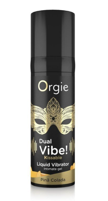 Orgier - Dual Vibe! Flydende Vibrator 15ml - Pina Colada