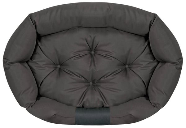 Hundeseng 115x95 cm personaliseret vandtæt sort