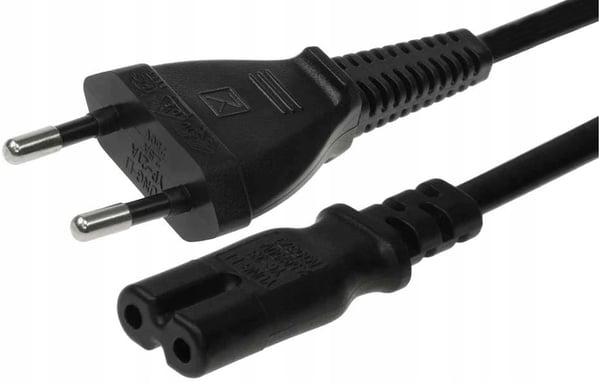 Lanberg CEE 7/16 -> IEC 320 C7 euro (radio) virtajohto 3m musta