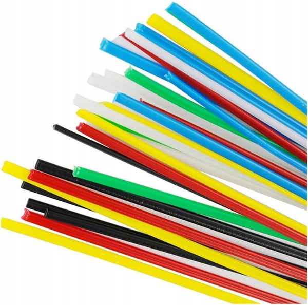 Prowelder Kit Mini Komplet sæt loddetin (5 typer - 2x PP, PE, ABS, PVC) + Startsæt loddetin 50 stk. 5 typer PP PVC farvet