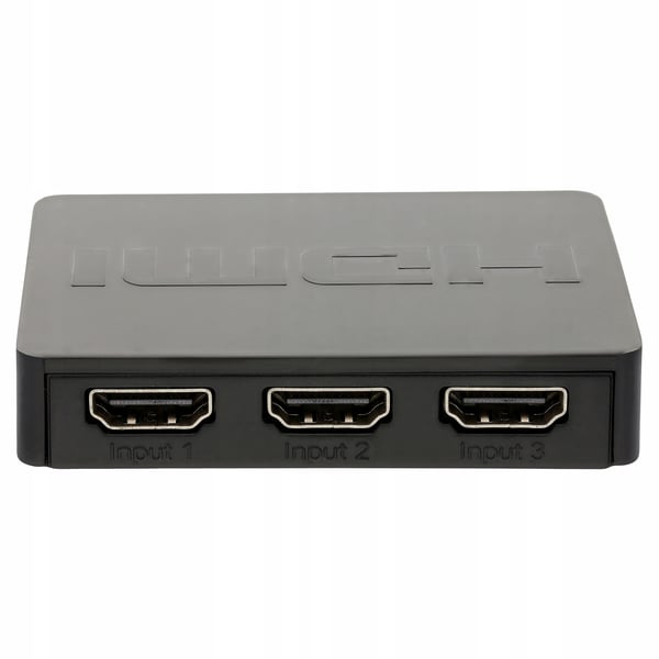 SWITCH 3x HDMI SWITCH SPLITTER + FJERNBETJENING