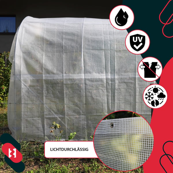 Pressu suojakalvo 2x3m läpinäkyvä peitekalvo 120g/m2