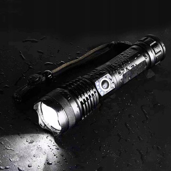 Tehokas XHP50-sotilaskäyttöön tarkoitettu zoom-taktinen LED-taskulamppu