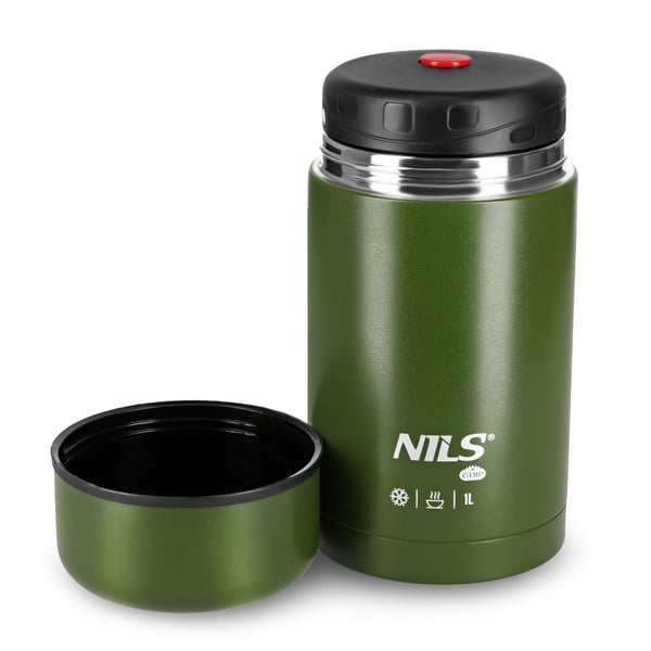 Ruoka-thermos 1000ml vihreä NILS CAMP NC3802