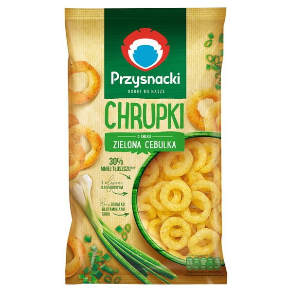Przysnacki-sipsit vihreän sipulin makuisina 140 g Przysnacki-sipsit vihreän sipulin makuisina 140 g