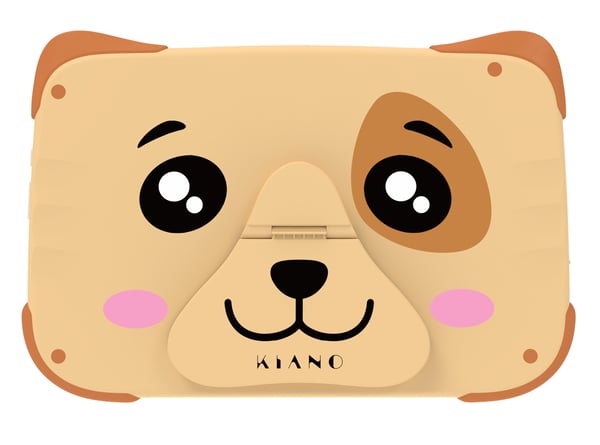 Kiano Alpha Kid pedagogisk surfplatta hund brun och orange
