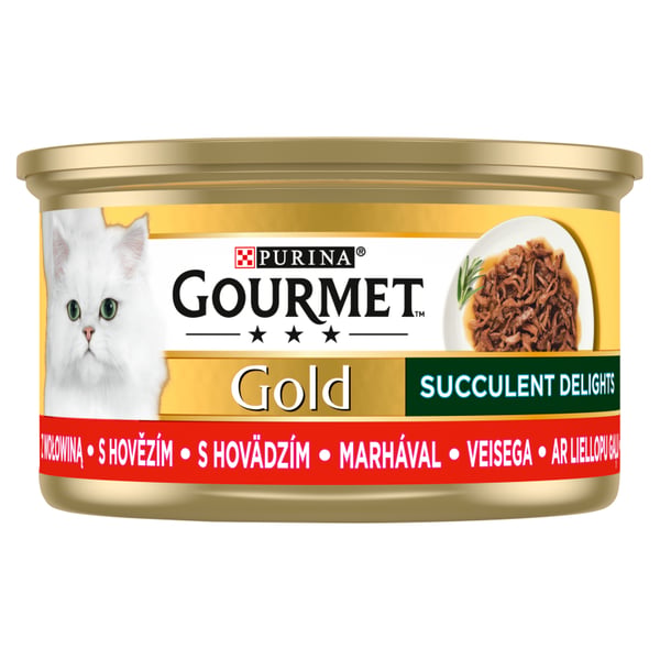 Gourmet Gold kattmat med nötkött 85 g