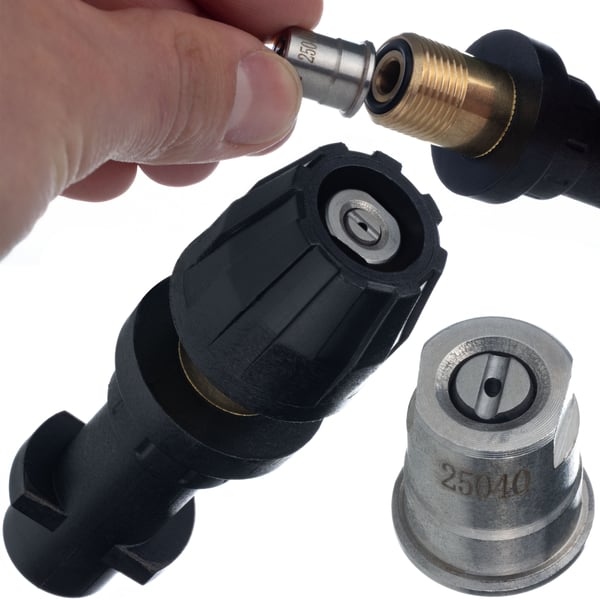 Kärcher K2-K7 10 cm bajonettilaippa 160 bar minisäde litteäsuihkulaitteella