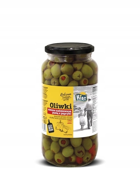 Kier Vihreät oliivit paprikalla 935 ml