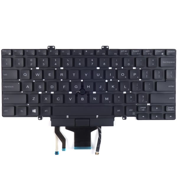 Dell Latitude 3400 5400 5410 7400 LED RN86F Trackpoint-tangentbord