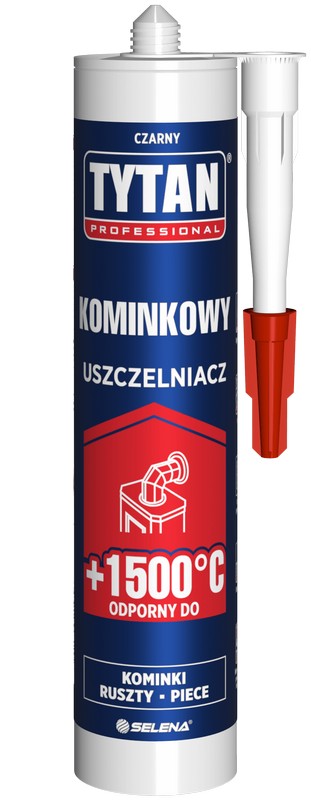 Pejseforsegler 280 ml 1500 °C sort - SIL DEK KOM