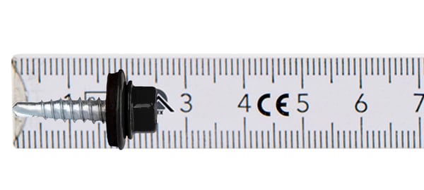 Landmandsskruer GTO2 Z14 4,8x20mm RAL 9005