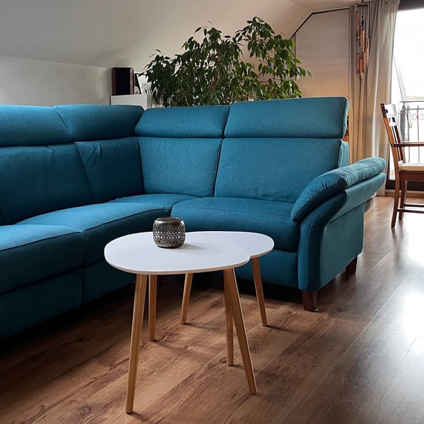 To hvide sofaborde til stuen begryf 55x53x42 39x39x40