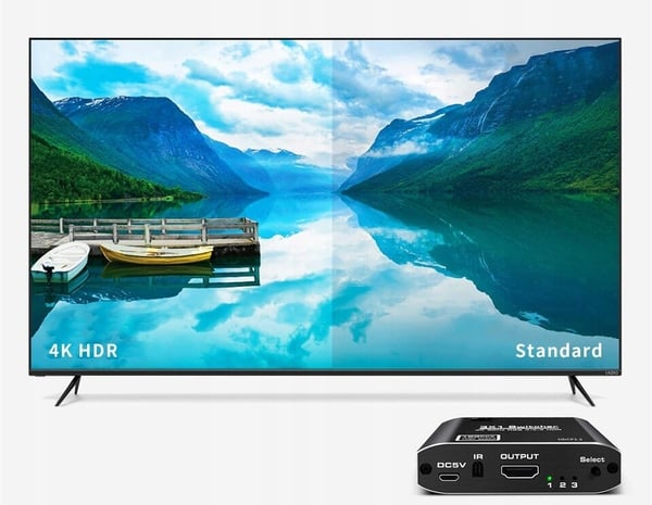 SWITCH HDMI 2.0 3x1 SWITCH SPLITTER ULTRA HD HDCP 2.2 HDR10 4K/60HZ