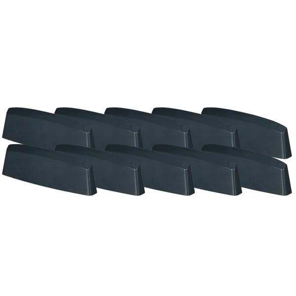 Viemäröintisuojus PVC-ikkunoille, antrasiitti, 45 mm, 10 kpl:n sarja
