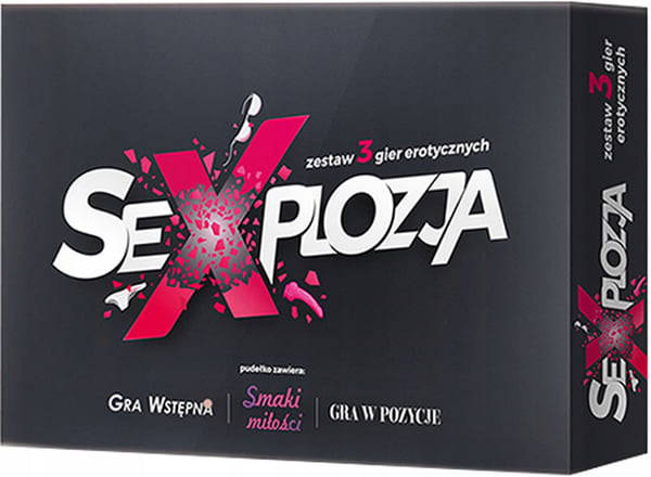 Sexplozja brætspil for voksne - sæt med 3 erotiske spil