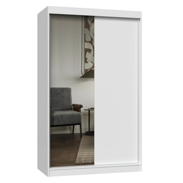 Iga 120 A/B garderobe hvid