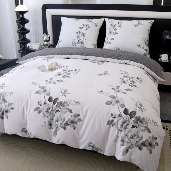 Premium puuvillaohutpeite 160x200 kukat
